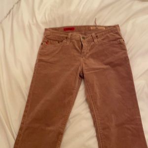 Stretch mauve velvety Adriano Goldschmed bootleg.